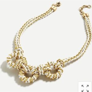 NWOT J Crew TRIPLE SAILOR KNOT NECKLACE